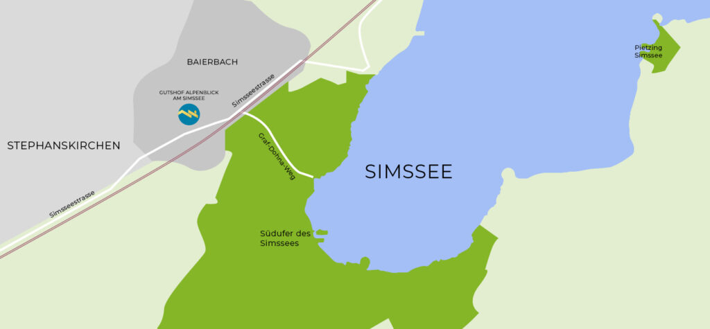 Gutshof Alpenblick am Simssee - MAP